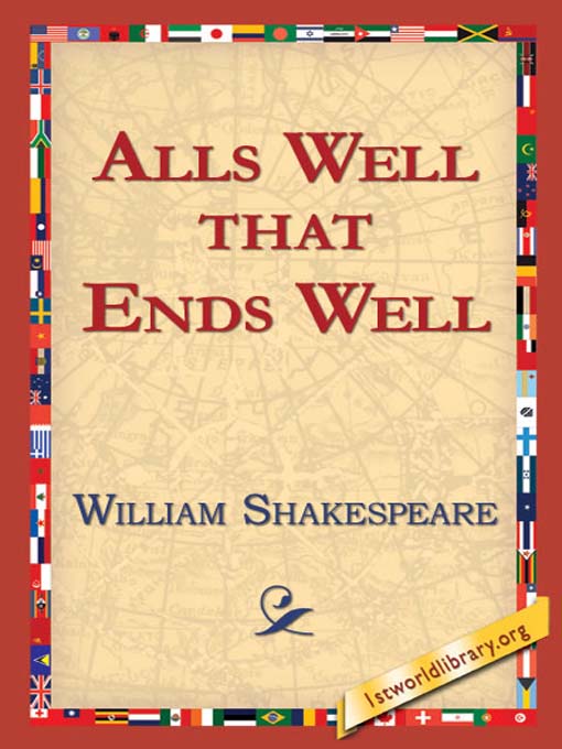 Cover image for Alls Well That Ends Well